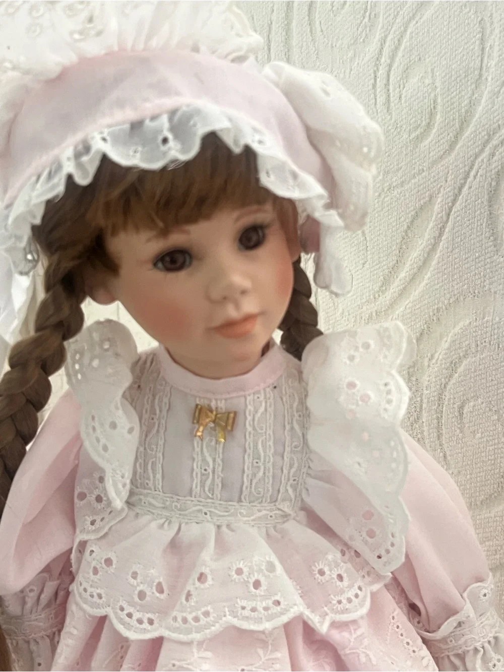 Vintage Effanbee Porcelain Doll “Rachel” by Peggy Dey SP105 box + certificate